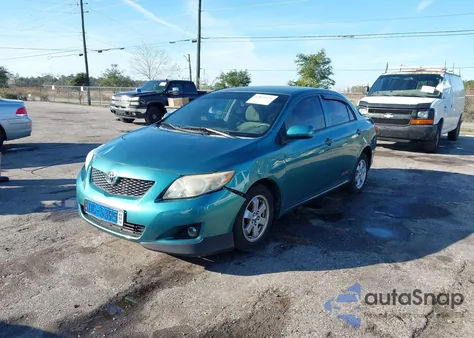 2010 Toyota Corolla Le из США, поврежденный, VIN 2T1BU4EE5AC348814
